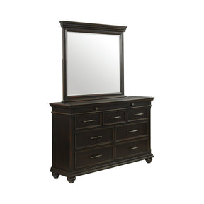 Slater Black Dresser & Mirror Set - Ornate Home