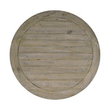 Slater Works Natural 32 Round Cocktail Table - Ornate Home
