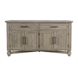Slater Works Natural 4 Door, 2 Drawer Server - Ornate Home
