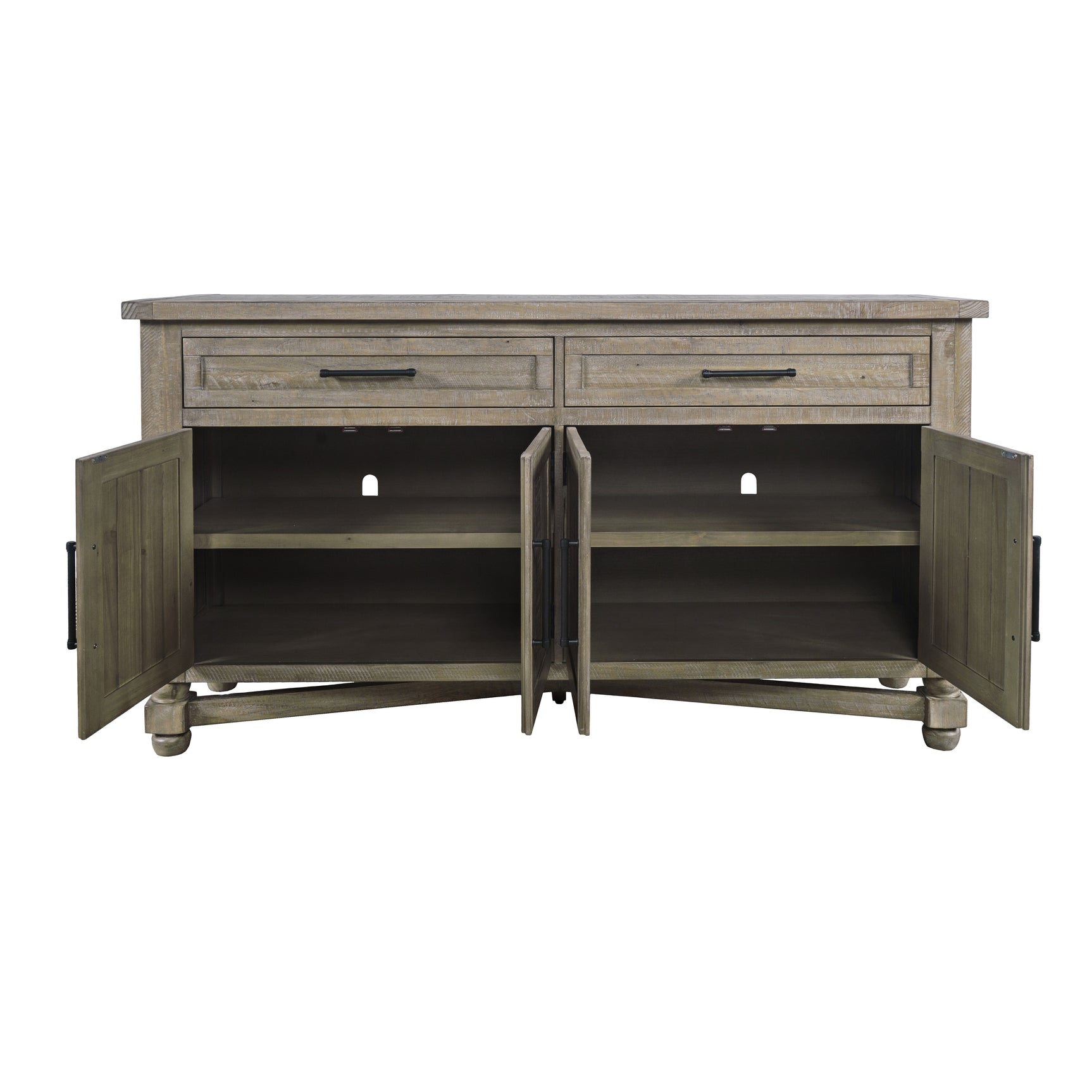 Slater Works Natural 4 Door, 2 Drawer Server - Ornate Home