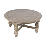 Slater Works Natural 40 Round Cocktail Table - Ornate Home