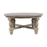 Slater Works Natural 40 Round Cocktail Table - Ornate Home