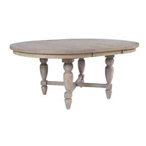 Slater Works Natural 54 - 72 Round to Oval Dining Table - Ornate Home