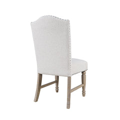 Slater Works Natural/Cream Oval Dining Table w/ 4 Upholstered Chair - Ornate Home