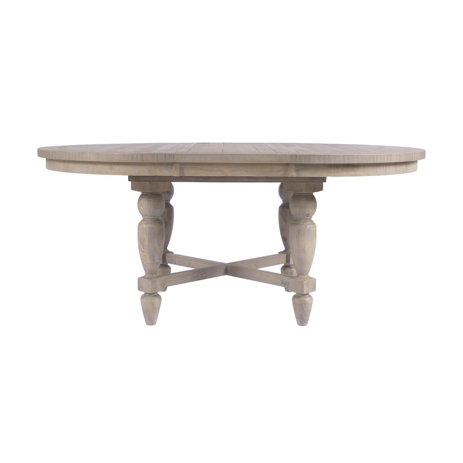 Slater Works Natural/Cream Oval Dining Table w/ 4 Upholstered Chair - Ornate Home