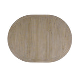 Slater Works Natural/Cream Oval Dining Table w/ 4 Upholstered Chair - Ornate Home