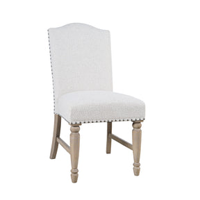 Slater Works Natural/Cream Upholstered Chair (Set of 2) - Ornate Home