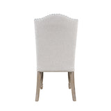 Slater Works Natural/Cream Upholstered Chair (Set of 2) - Ornate Home