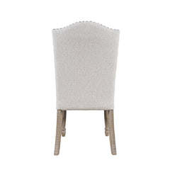 Slater Works Natural/Cream Upholstered Chair (Set of 2) - Ornate Home