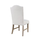 Slater Works Natural/Cream Upholstered Chair (Set of 2) - Ornate Home