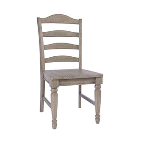 Slater Works Natural Ladder Back Chair (Set of 2) - Ornate Home