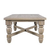 Slater Works Natural Rectangular Cocktail Table - Ornate Home