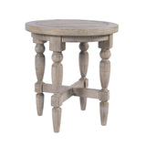 Slater Works Natural Round End Table - Ornate Home