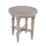 Slater Works Natural Round End Table - Ornate Home
