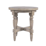 Slater Works Natural Round End Table - Ornate Home