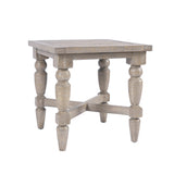 Slater Works Natural Square End Table - Ornate Home