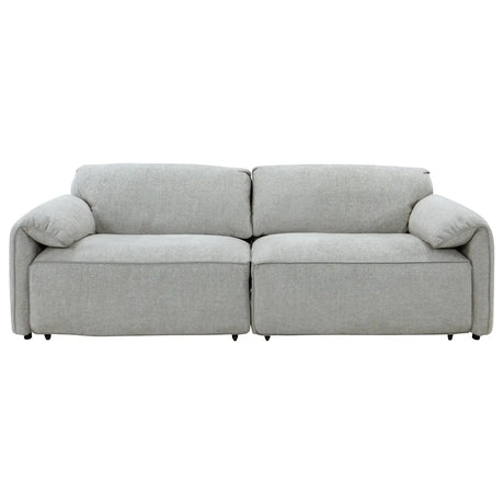 Slide Taupe Power Sofa Sleeper - Ornate Home