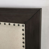 Sligo Dark Gray/Beige Queen Bed - Ornate Home