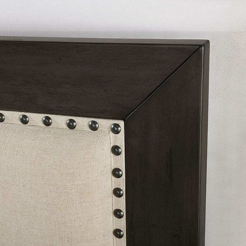 Sligo Dark Gray/Beige Queen Bed - Ornate Home