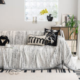 Slip Covers for Sofas, Sofa Throw Cover Soft Chenille Sofa Bed Cover, L Shaped Sectional Couch Covers - Ornate Home
