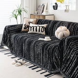 Slip Covers for Sofas, Sofa Throw Cover Soft Chenille Sofa Bed Cover, L Shaped Sectional Couch Covers - Ornate Home