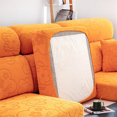 Slipcover KAS Sofa Cover Protector All Season Dustproof and Elastic Sunflower Couch Cushion Cover - Ornate Home