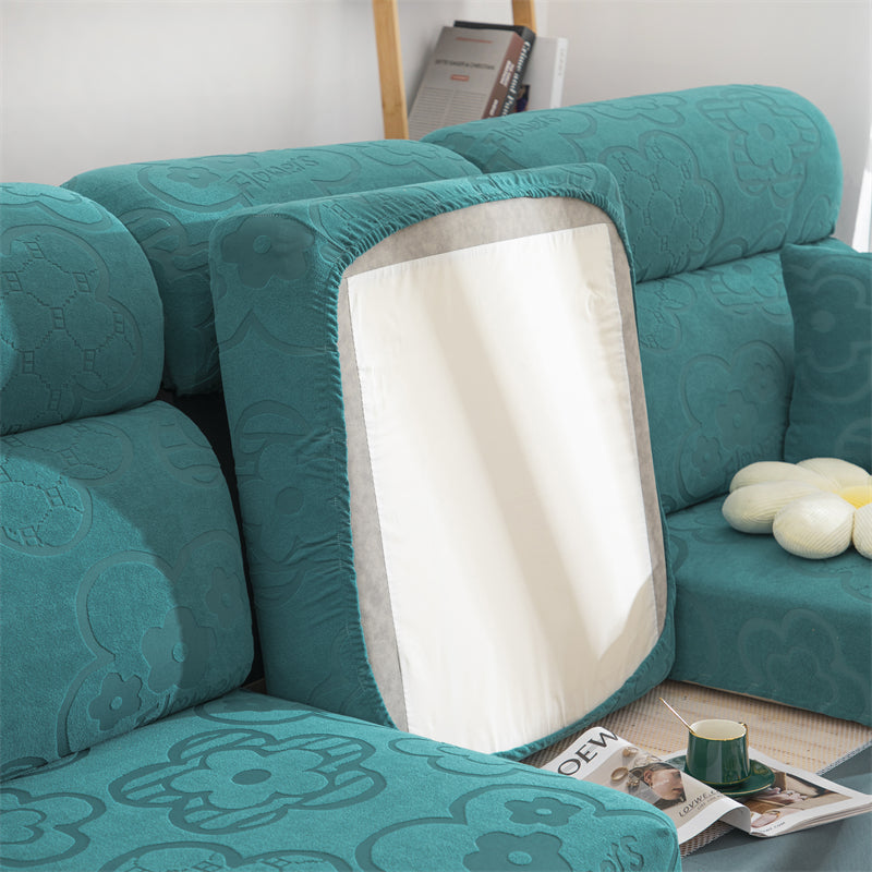 Slipcover KAS Sofa Cover Protector All Season Dustproof and Elastic Sunflower Couch Cushion Cover - Ornate Home