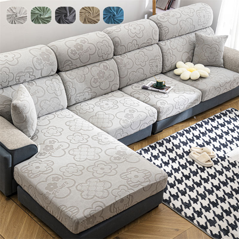 Slipcover KAS Sofa Cover Sunflower Seat Covers Elastic Dustproof Couch Cushion Cover - Ornate Home