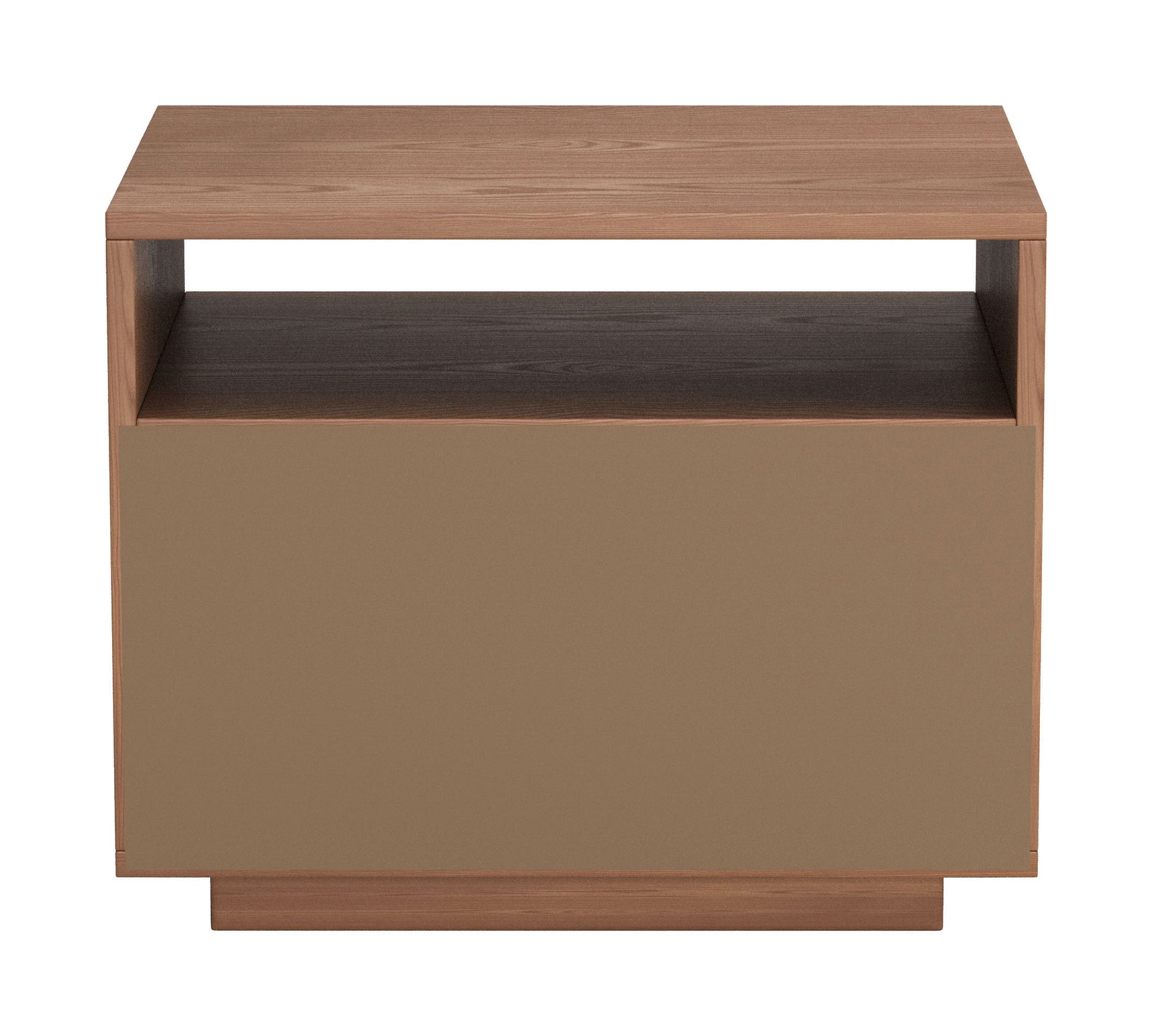 Slit Walnut Nightstand - Ornate Home