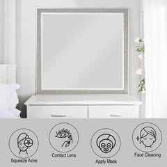 Sliverfluff Champagne Mirror - Ornate Home
