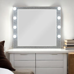 Sliverfluff Champagne Mirror - Ornate Home