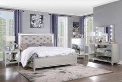Sliverfluff Champagne Mirror - Ornate Home