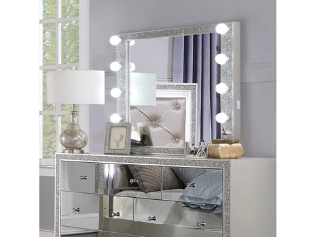 Sliverfluff Champagne Mirror - Ornate Home