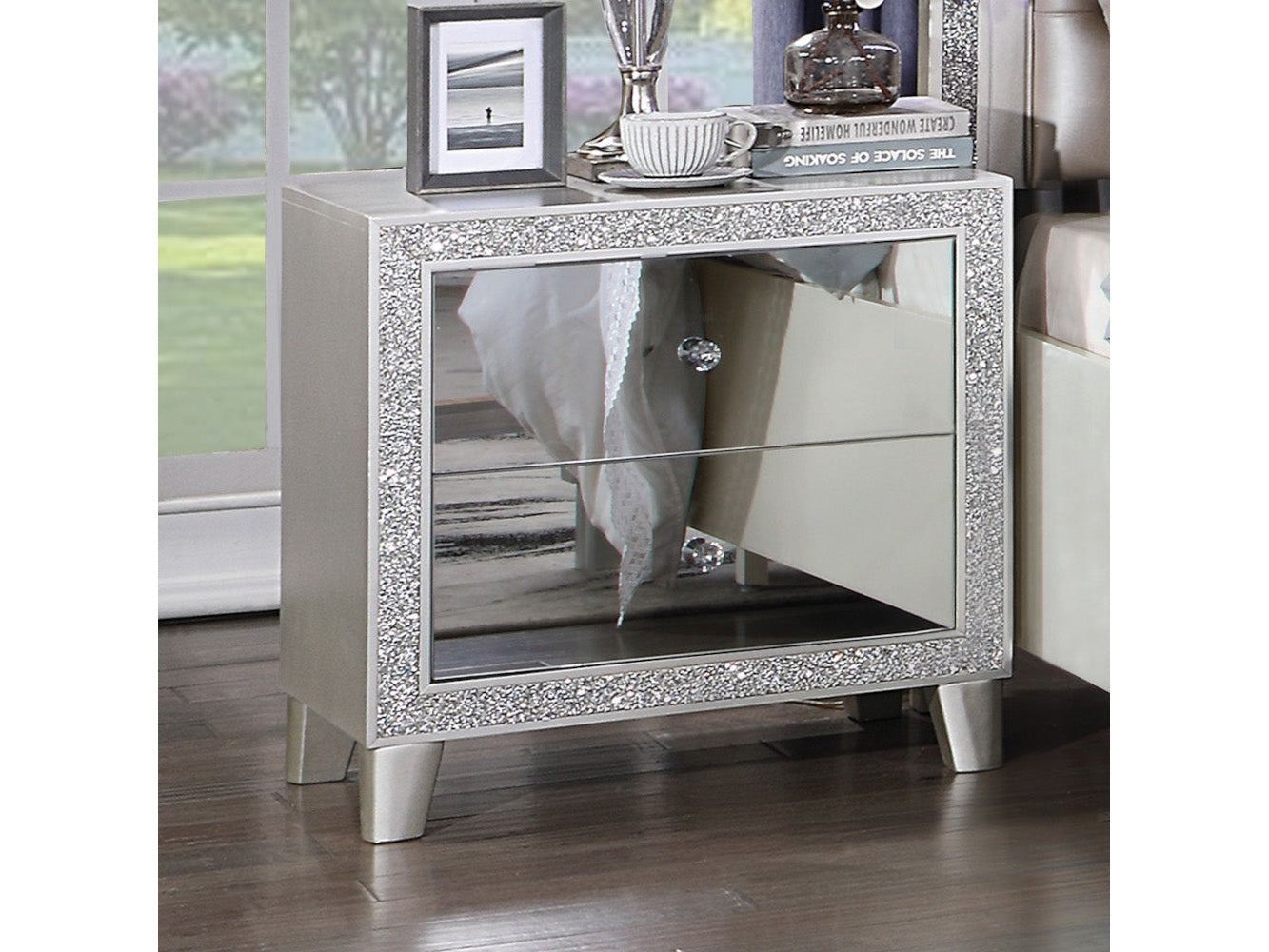 Sliverfluff Nightstand - Ornate Home