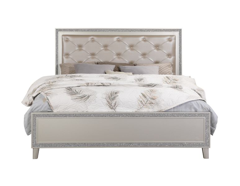 Sliverfluff Queen Bed - Ornate Home