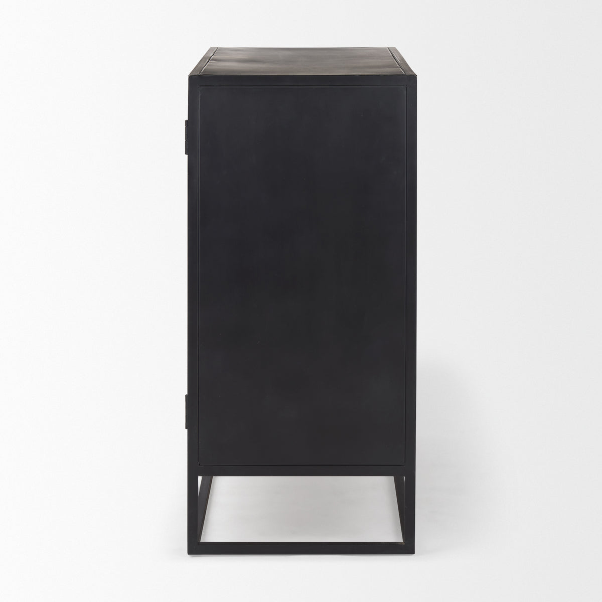 Sloan Black Wood Accent Cabinet - Ornate Home