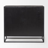 Sloan Black Wood Accent Cabinet - Ornate Home