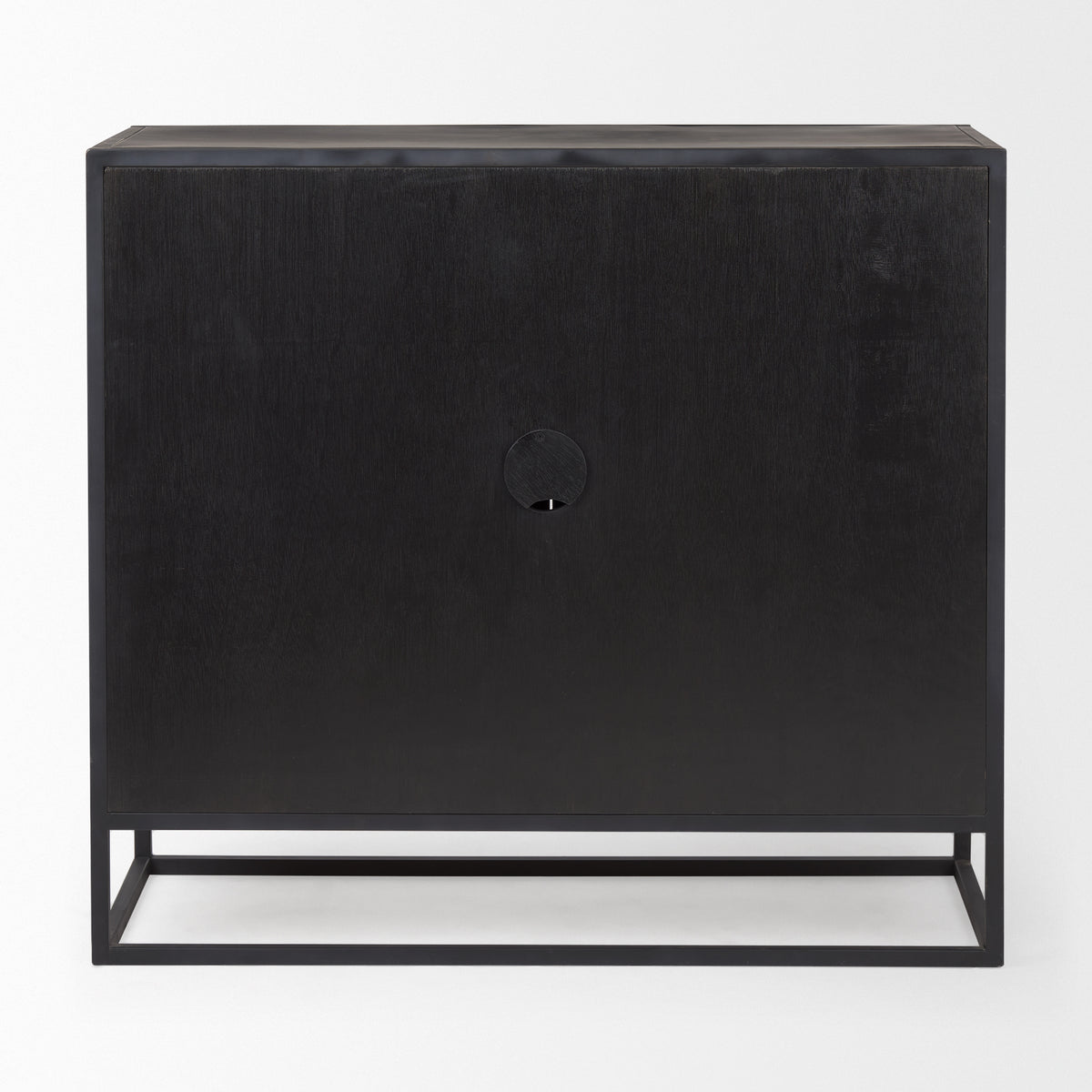 Sloan Black Wood Accent Cabinet - Ornate Home