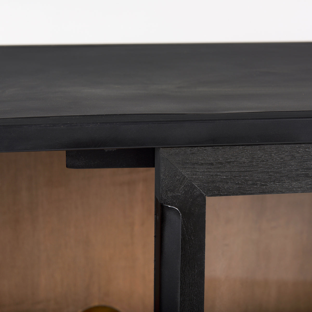 Sloan Black Wood Accent Cabinet - Ornate Home