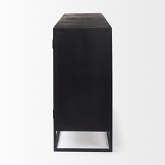 Sloan Black Wood Sideboard - Ornate Home