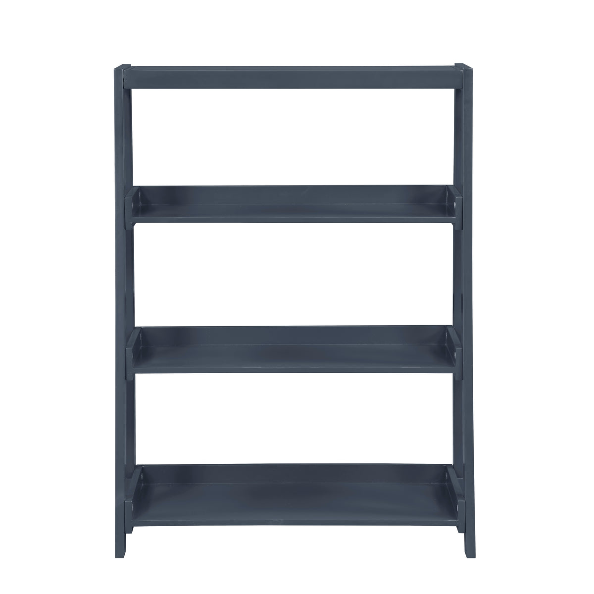 Sloane Blue 3 Fixed Shelves Bookcase - Ornate Home