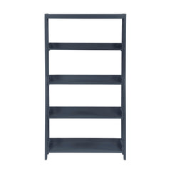 Sloane Blue 4 Fixed Shelves Bookcase - Ornate Home