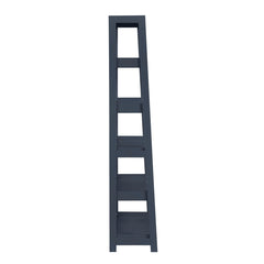 Sloane Blue 5 Fixed Shelves Bookcase - Ornate Home