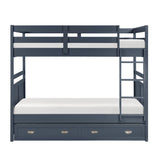 Sloane Blue Full Bunk Bed - Ornate Home