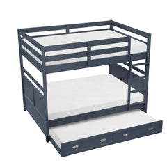 Sloane Blue Full Bunk Bed - Ornate Home