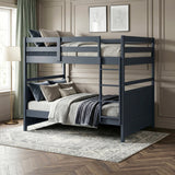 Sloane Blue Full Bunk Bed - Ornate Home