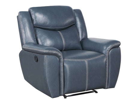 Sloane Blue Recliner - Ornate Home