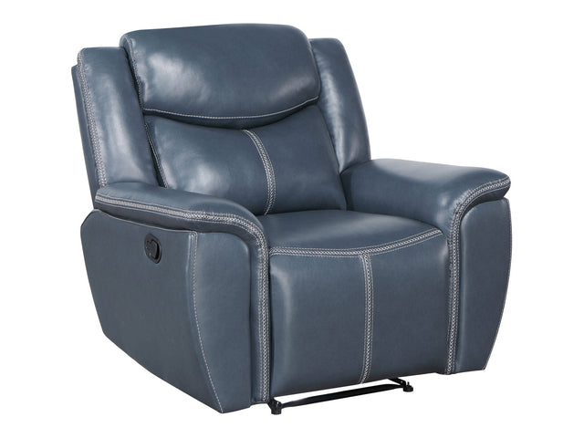 Sloane Blue Recliner - Ornate Home