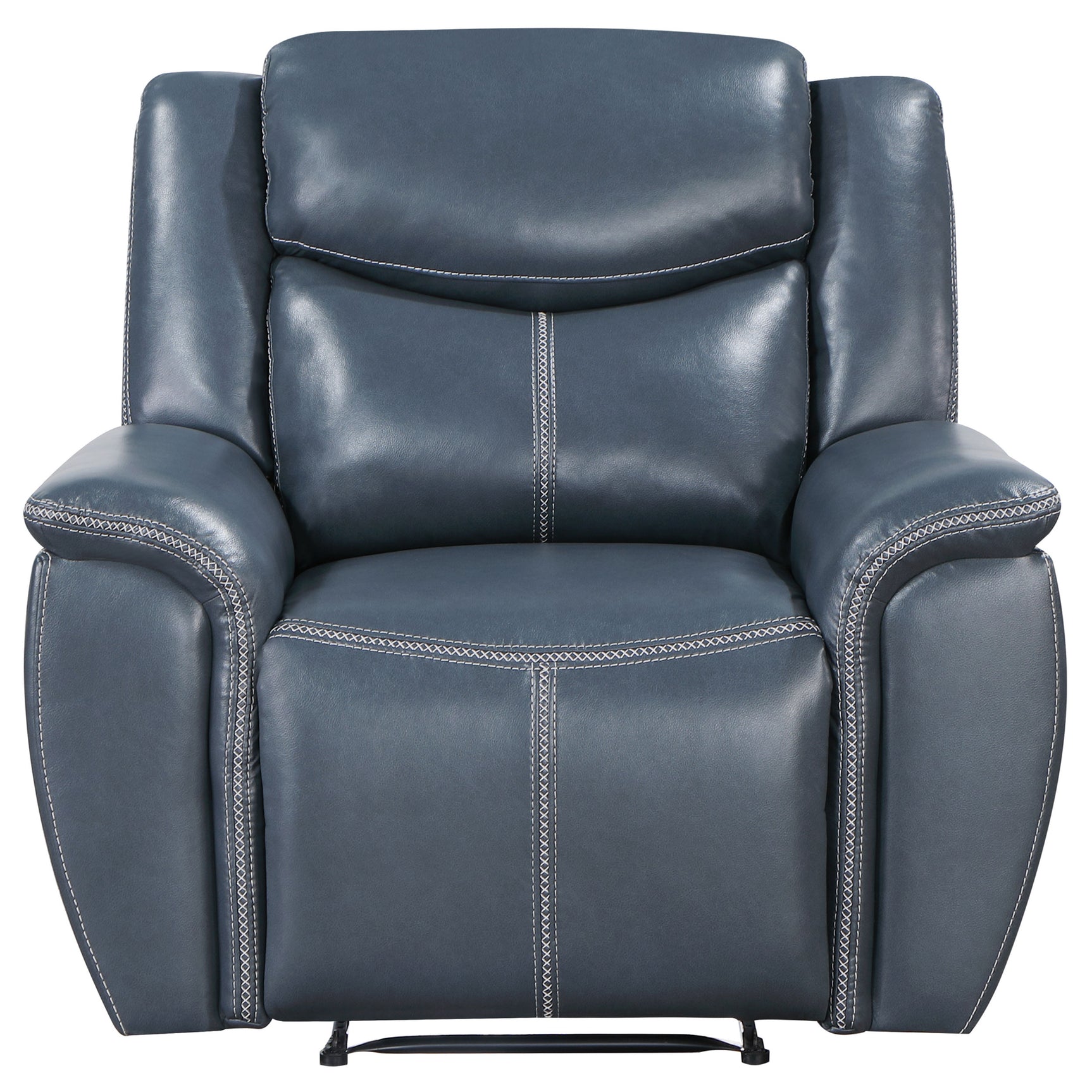 Sloane Blue Recliner - Ornate Home