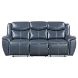 Sloane Blue Reclining Sofa - Ornate Home